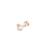 Load image into Gallery viewer, Blush Bloom Set – Floral Round Pendant Necklace &amp; Earrings
