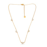 Load image into Gallery viewer, Heartsong Set – Enamel Heart Chain Necklace &amp; Studs
