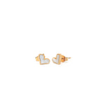 Load image into Gallery viewer, Heartsong Set – Enamel Heart Chain Necklace &amp; Studs
