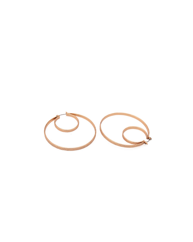 Rage Dual Loop Hoop Earrings