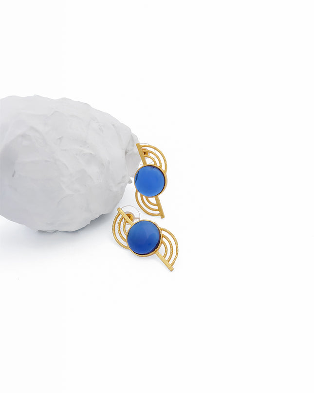 Crag Blue Halo Studs