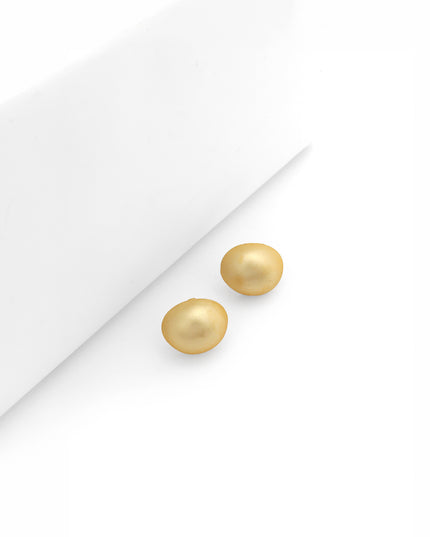 Matte Dome Stud Earrings