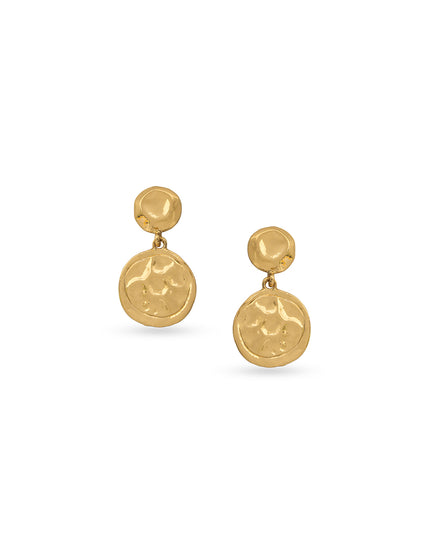 Solis Dots – Textured Drop Earrings