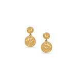 Load image into Gallery viewer, Solis Dots – Textured Drop Earrings
