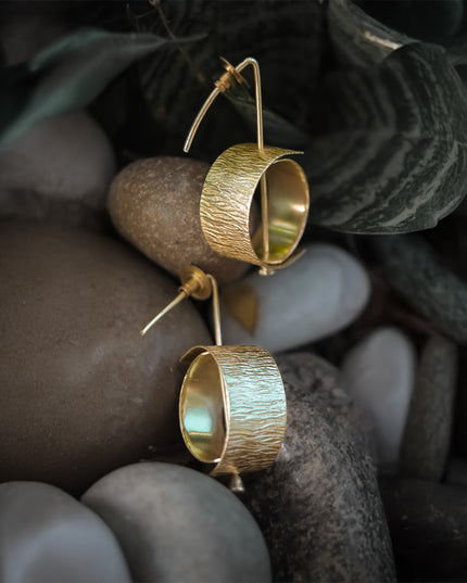 Mallet Round Earrings