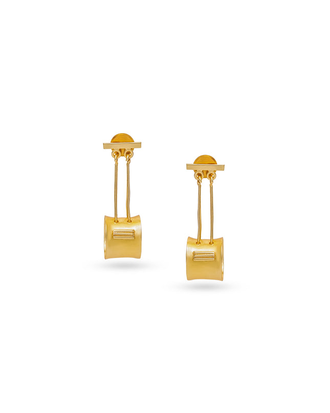Mallet Round Earrings