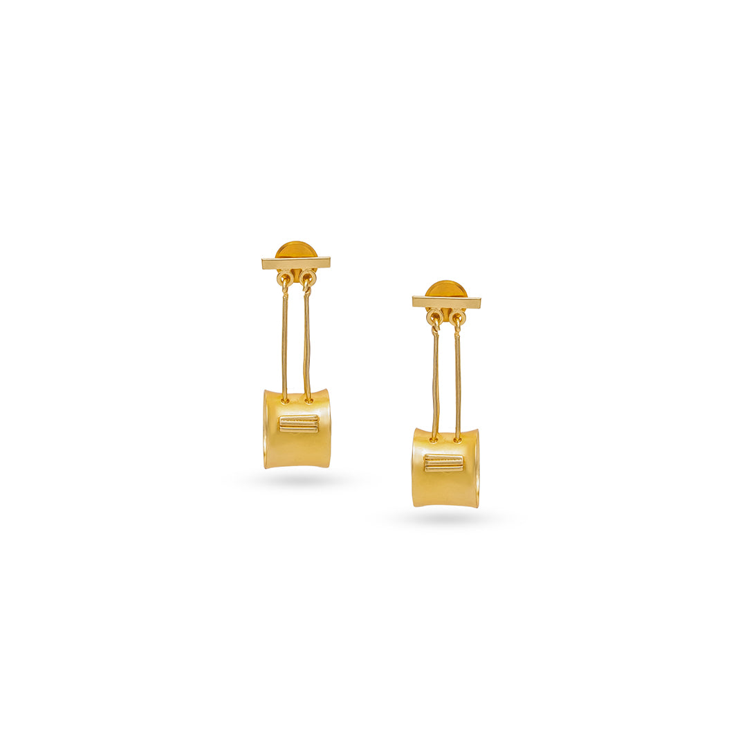 Mallet Round Earrings