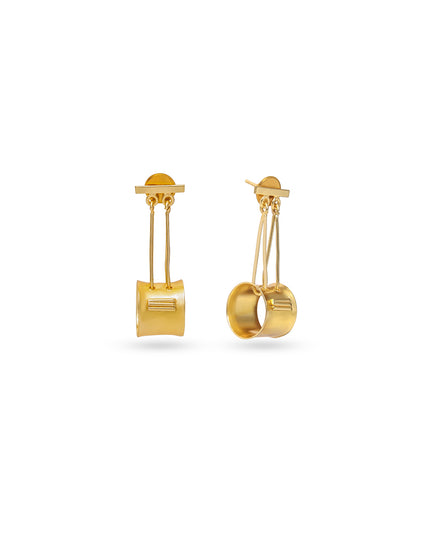 Mallet Round Earrings