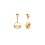 Load image into Gallery viewer, Mukta Round Earrings
