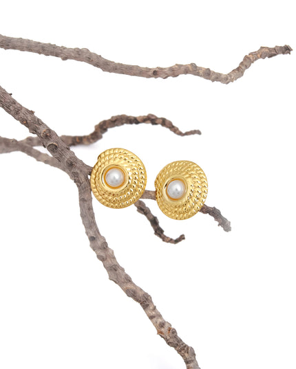 Sunburst Pearl Studs