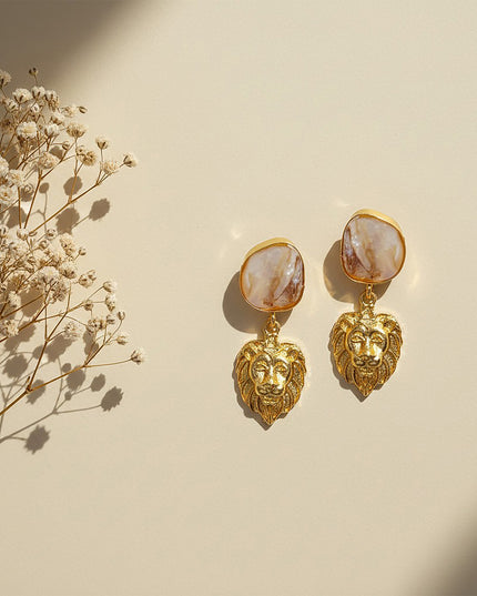 Regal Roar Earrings