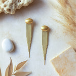 Load image into Gallery viewer, Golden Fringe Flow Earrings
