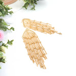 Load image into Gallery viewer, Beaded Cascade Statement Earrings
