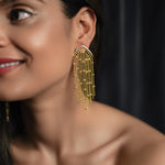 Load image into Gallery viewer, Beaded Cascade Statement Earrings
