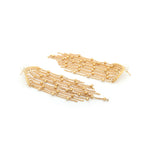 Load image into Gallery viewer, Beaded Cascade Statement Earrings
