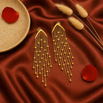 Load image into Gallery viewer, Beaded Cascade Statement Earrings
