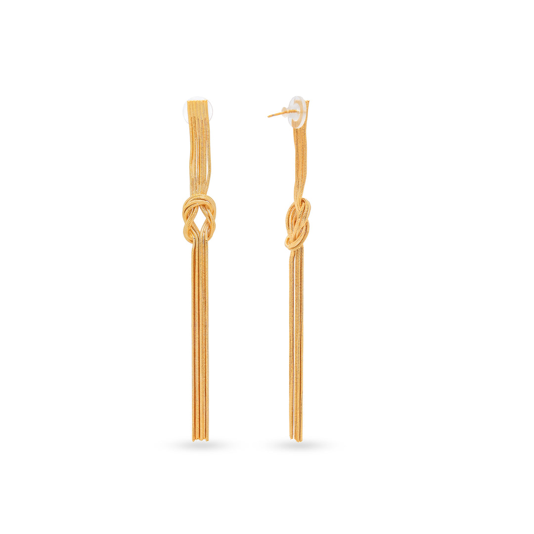 Knotted Tassel Earrings