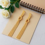 Load image into Gallery viewer, Knotted Tassel Earrings
