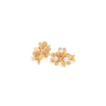 Load image into Gallery viewer, Blooming Pearl Petal Earrings
