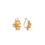 Load image into Gallery viewer, Blooming Pearl Petal Earrings

