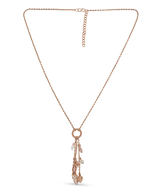 Leaf Charm Layer Necklace