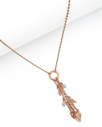 Leaf Charm Layer Necklace