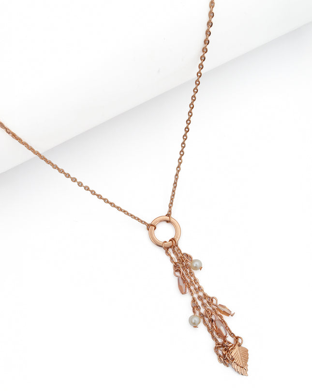 Leaf Charm Layer Necklace