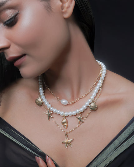 Sea Whisper Layered Necklace