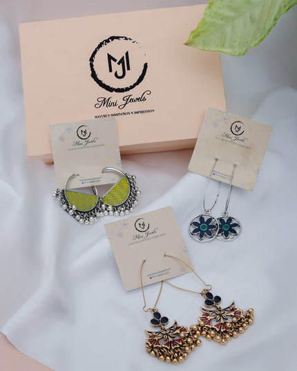 Gulnaaz Set (Navy-Yellow Edition)