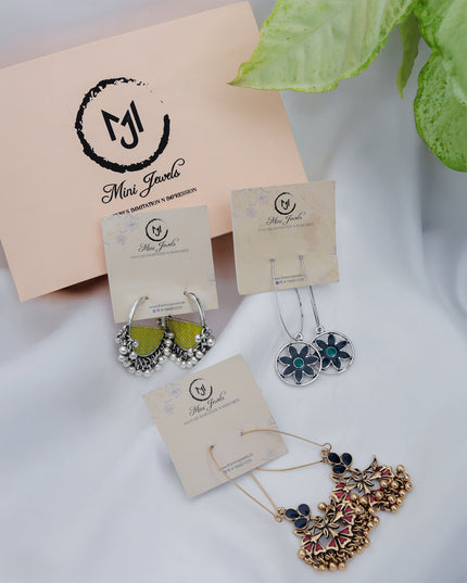 Gulnaaz Set (Navy-Yellow Edition)