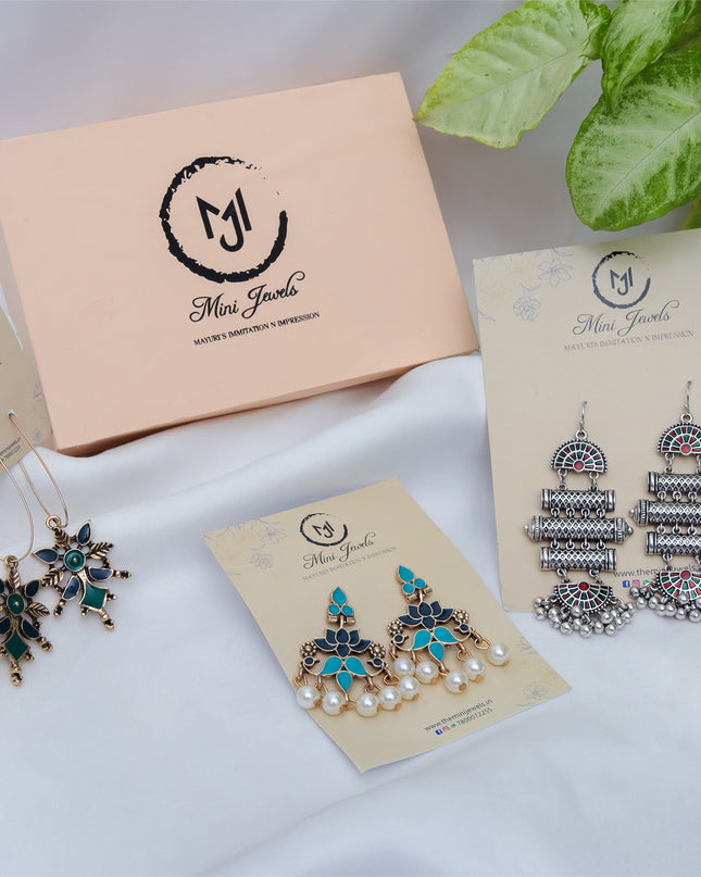 Noorjehan Set (Blue-Pearl Edition)