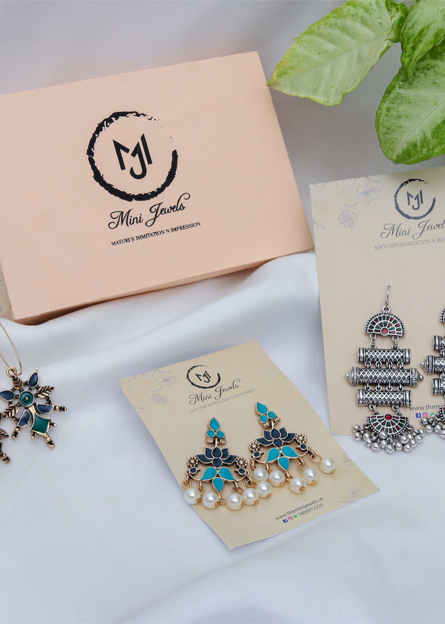 Noorjehan Set (Blue-Pearl Edition)