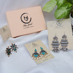 Load image into Gallery viewer, Noorjehan Set (Blue-Pearl Edition)
