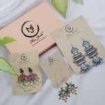Load image into Gallery viewer, Noorjehan Set (Turquoise-Lotus Edition)
