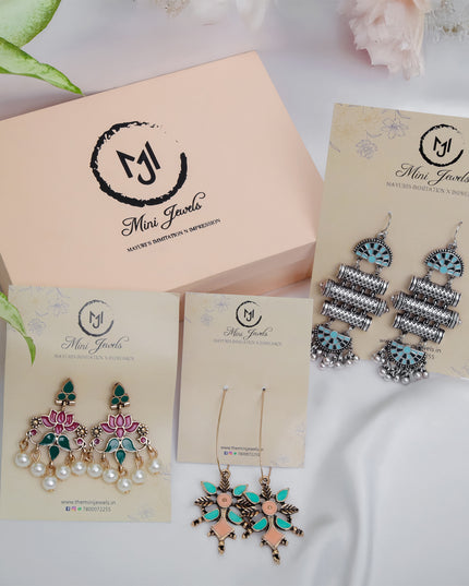 Noorjehan Set (Turquoise-Lotus Edition)