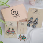 Load image into Gallery viewer, Noorjehan Set (Turquoise-Lotus Edition)

