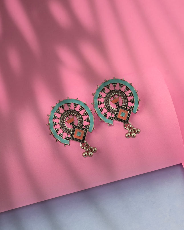 Glaze Chakra Earrings – Mint Green