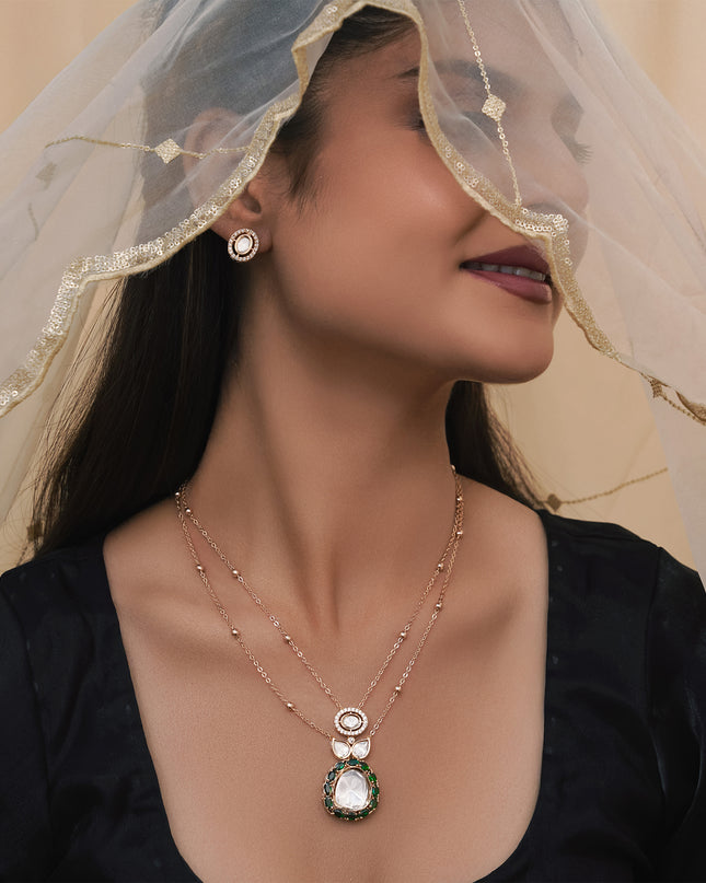 Majestic Emerald Noor Set