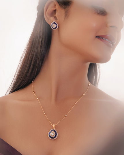 Majestic Sapphire Raat Set