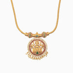 Load image into Gallery viewer, Devika Set – Temple Necklace with Jhumka Earrings
