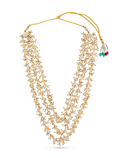 Sitara Set – Multi-Layered Kundan Necklace & Earrings