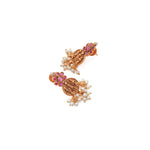 Load image into Gallery viewer, Vanmayi Set – Heritage Coin Necklace with Temple Earrings
