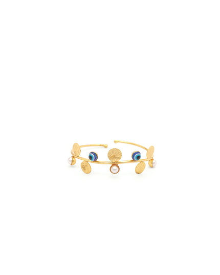Nazarbattu Charm Gold Bangle