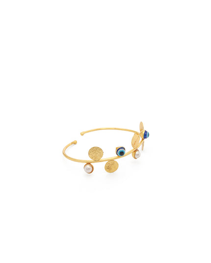 Nazarbattu Charm Gold Bangle