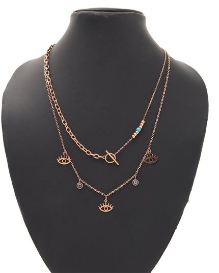 Nazarbattu Multi-Layer Pendant Set