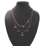 Load image into Gallery viewer, Nazarbattu Multi-Layer Pendant Set
