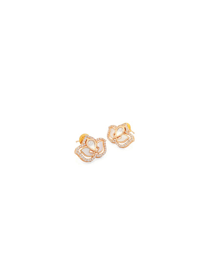 Majestic Bloom Kundan Pendant Set