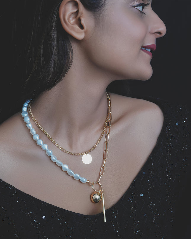 Pearl Link Harmony Necklace