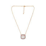 Load image into Gallery viewer, Indira Set – Geometric Polki Pendant Necklace &amp; Earrings
