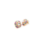 Load image into Gallery viewer, Indira Set – Geometric Polki Pendant Necklace &amp; Earrings
